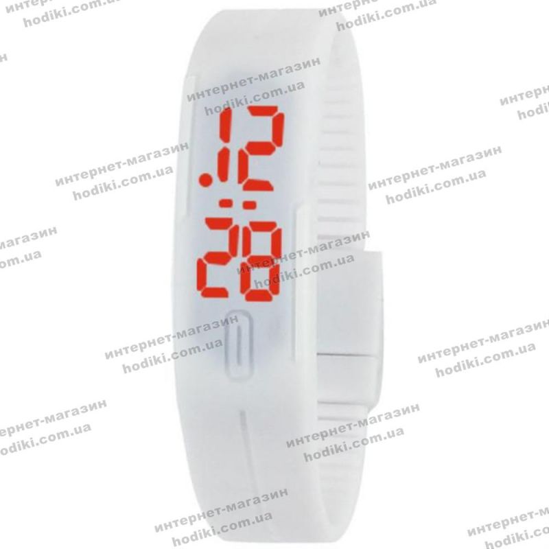 Наручные часы Led силикон белые (код 12065)