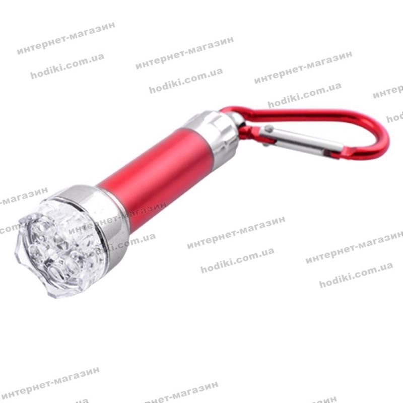 Ліхтар Брелок 012-5LED, 3xAG10, карабін (код 12835)