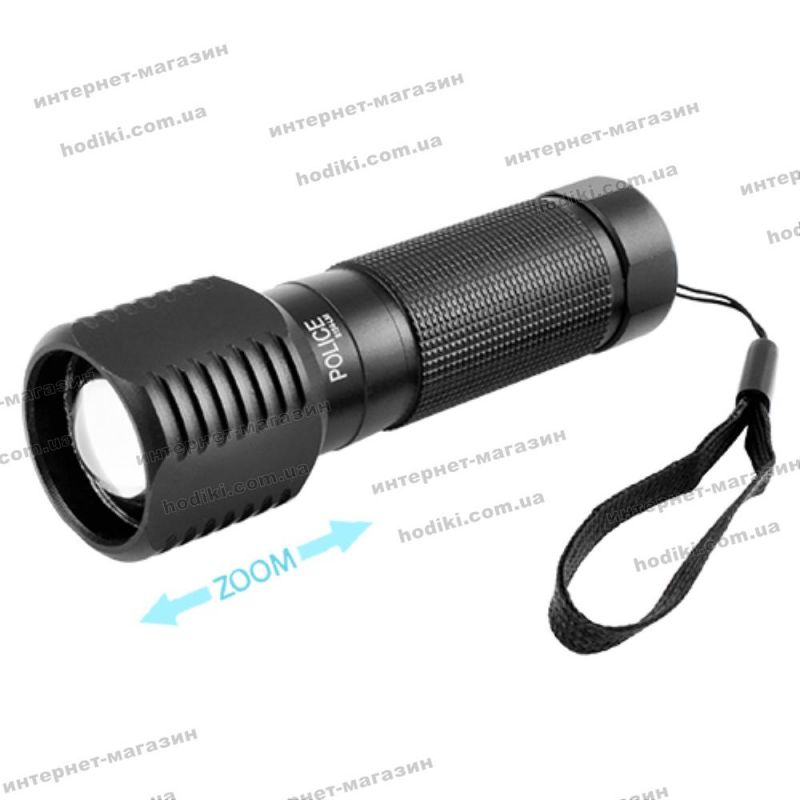 Фонарь Police 8154-LM, zoom, 3xAAA (код 12898)