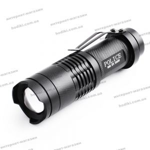 Ліхтар Police BL-8468-XPE, 1x14500 (1xAA), ЗУ 220V, zoom, затискач, комплект (код 12930)