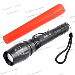 Ліхтар Police 8668-T6, 2x18650, zoom, червоний дифузор, комплект (код 12931)