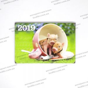 Магниты символ 2019г/разные картинки 9*6см (20шт/уп) (код 14892)