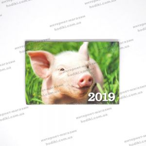Магниты символ 2019г/разные картинки 9*6см (20шт/уп) (код 14892)