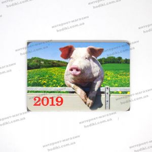 Магниты символ 2019г/разные картинки 9*6см (20шт/уп) (код 14892)