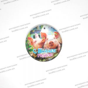 Магниты "символ 2019 года Свинья" 16-7 (25шт/уп) (код 14899)