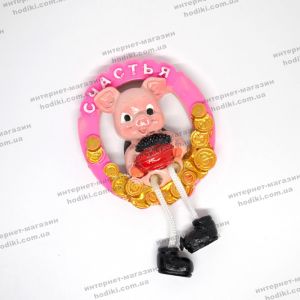 Магниты "символ 2019 года Свинья" 16-8 (12шт/уп) (код 14900)