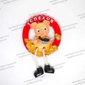 Магниты "символ 2019 года Свинья" 16-8 (12шт/уп) (код 14900)