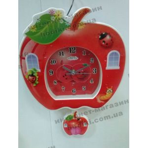 Настінній годинник Яблуко (код 1732) 235.00 грн. Дитячі настінні годинники оптом купить украина
