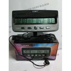 Автомобильные часы VST-7045 (код 2119)