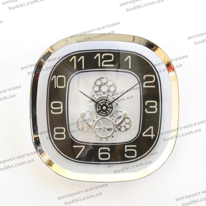 Настенные часы 6601 Серебро (код 22157)