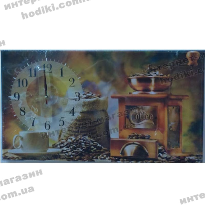 Настінний годинник на полотні (код 2551)
