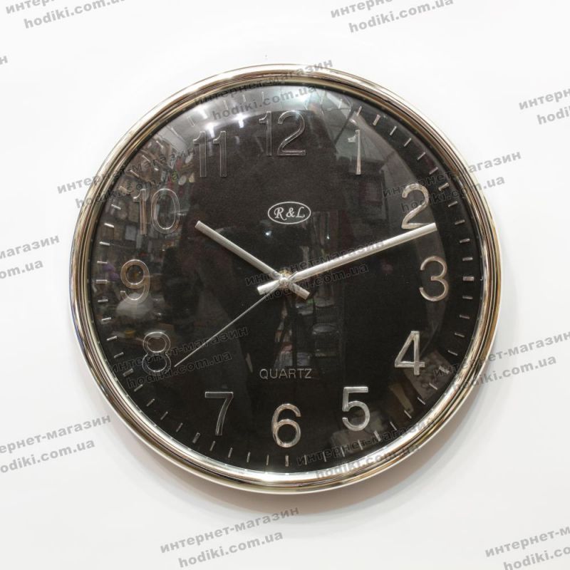 Настенные часы R&L S3151 серебро (код 25748)