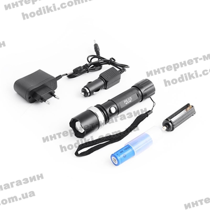Ліхтар Police 12v Q8626S-XPE, zoom, під руж., винос. кнопка (код 3200)