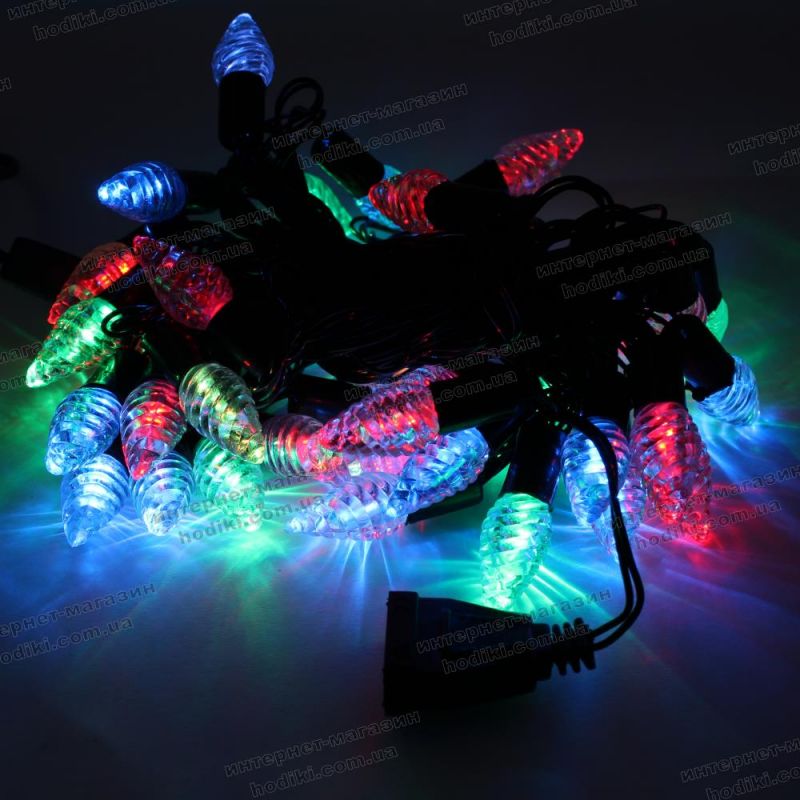 Гирлянда шишки 40LED (код 9680)