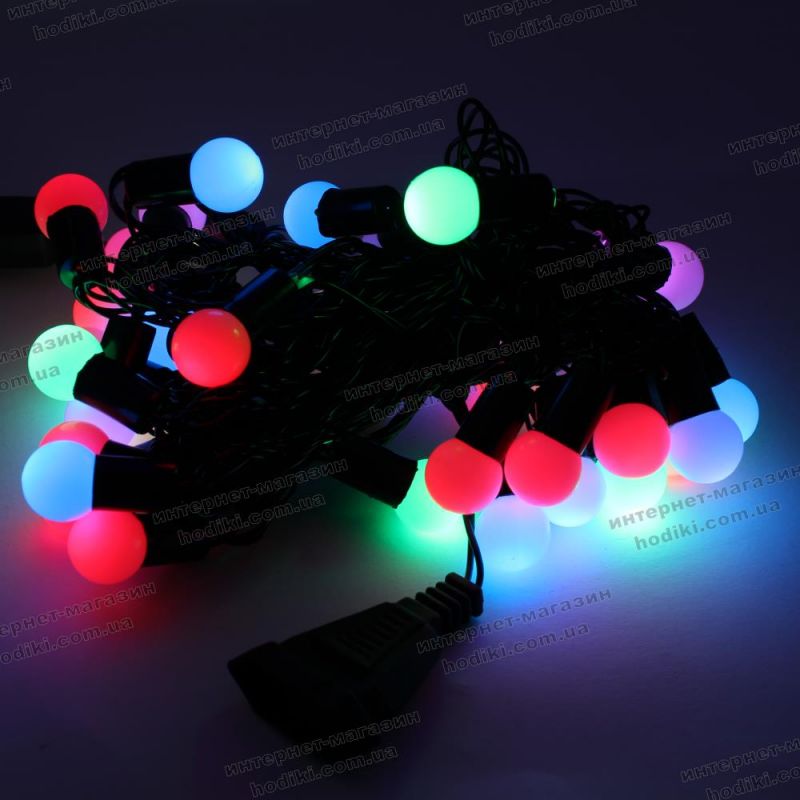Гірлянда кульки малий. d-1см 40LED (код 9682)